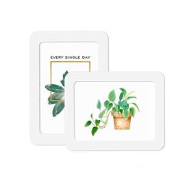 Magneettinen valokuvakehys 12,5cm - Valkoinen