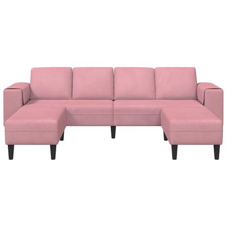 Sohvasetti Pinkki Sametti – kuva 3/6