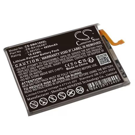 Samsung Galaxy A16, puhelimen akku