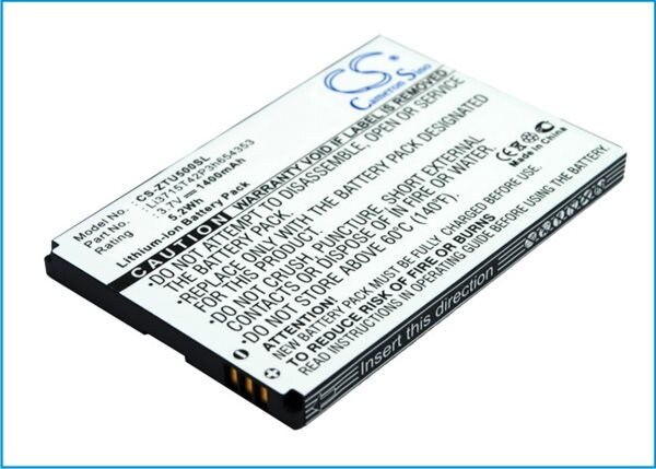 ZTE X876, puhelimen akku