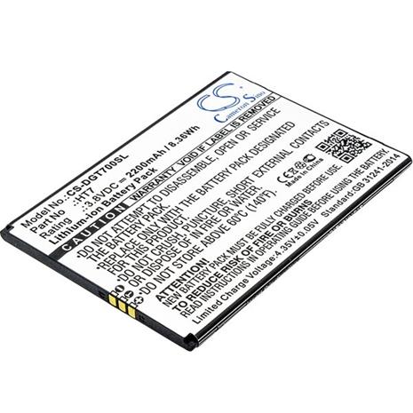 Doogee T7, puhelimen akku