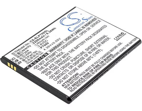 Elephone P7000, puhelimen akku