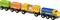 Brio World 33982, Three-Wagon Cargo Train – kuva 4