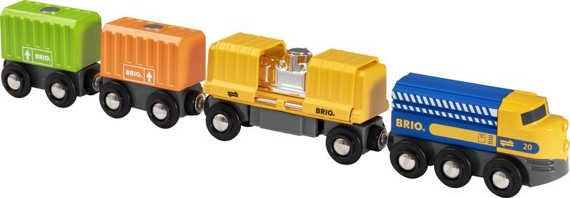 Brio World 33982, Three-Wagon Cargo Train