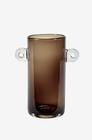 Serax Wind & Fire -maljakko kahvalla 31 cm Dark brown
