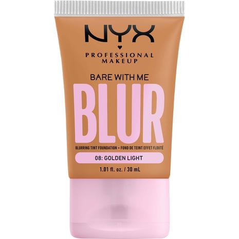 NYX Professional Makeup Bare With Me Blur Tint Foundation 30 ml – 08 Golden Light