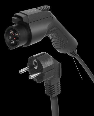Deltaco e-Charge cable Mode2 Schuko - type 1 6A 1.5+4M