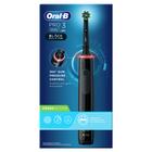 Oral-B Sähköhammasharja Pro 3 3500 Black Edition + Extra CA Black Brush Head + Travel Case