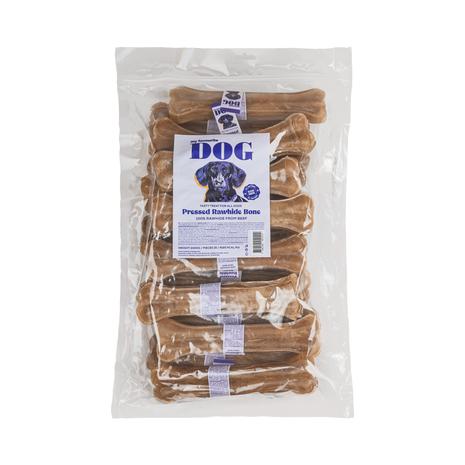 Pressed Rawhide Chew Bone Natural - 1-pack / 21 cm