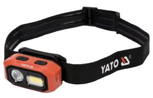 Yato Otsalamppu 480 LM, ladattava 1400 mAh IP54
