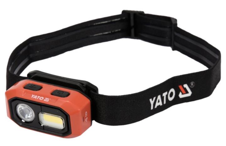 Yato Otsalamppu 480 LM, ladattava 1400 mAh IP54