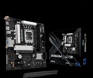 ASRock B860M-X WiFi Emolevy - Intel B860 - Intel LGA1851 socket - DDR5 RAM - Micro-ATX