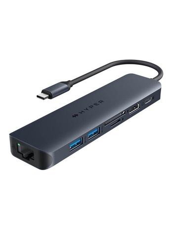 Hyper HyperDrive EcoSmart Gen.2 Universal USB-C 7-in-1 Hub w 100 W PD Power Pass-thru