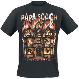 Papa Roach - Broken home - T-paita - Miehet - Musta