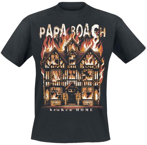Papa Roach - Broken home - T-paita - Miehet - Musta