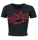Five Finger Death Punch - Red Nnuckles Distressed - T-paita - Naiset - Musta