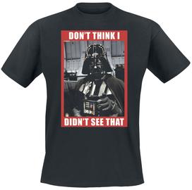 Star Wars - Don't Think I Didn't See That - T-paita - Miehet - Musta