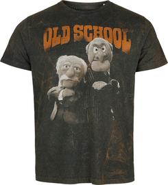 Muppetit - Old School - T-paita - Miehet - Harmaa