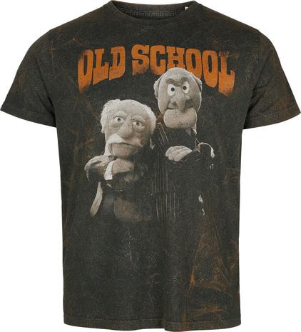 Muppetit - Old School - T-paita - Miehet - Harmaa