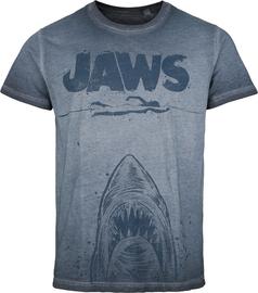 Tappajahai - Jaws - Poster - T-paita - Miehet - Sininen