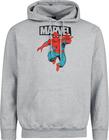 Marvel Spider Man - Spider Man Jump - Huppari - Miehet - Harmaa