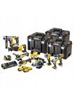 DeWalt Akkukonesarja DCK1012P4T-QW 18V4x5,0Ah, DCD796 + DCF887 + DCS565 + DCS382 + DCS356 + DCS334 + DCH172 + DCG405 + DCE088NG18 + DCL040 + TSTAK -laukku 3kpl