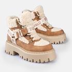 Buffalo - ASPEN COM MID - Varsikengät - Naiset - Beige ruskea