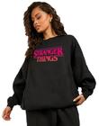 Stranger Things - Gradiant Logo - Huppari - Miehet - Musta