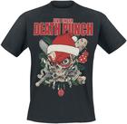 Five Finger Death Punch - RAF Knucklehead Xmas - T-paita - Miehet - Musta