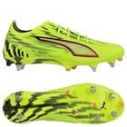 PUMA Ultra 6 Ultimate SG Unleashed - Keltainen/Musta/Hehkuva punainen/Neon