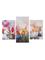 Creative Craft Group Diamond Painting Triptych Set - Flowers – kuva 1
