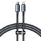 Baseus Crystal cable USB-C to Lightning 20W PD 1.2m (black) – kuva 2