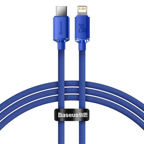 Baseus Crystal cable USB-C to Lightning 20W 1.2m (blue)