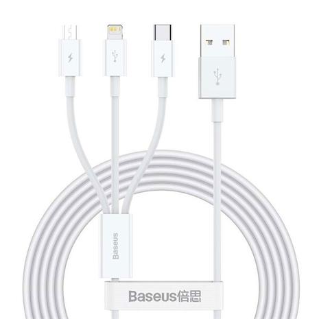 Baseus Superior Series USB to micro USB / USB-C / Lightning 3.5A 1.2m