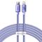Baseus Crystal cable USB-C to Lightning 20W PD 2m (violet) – kuva 2