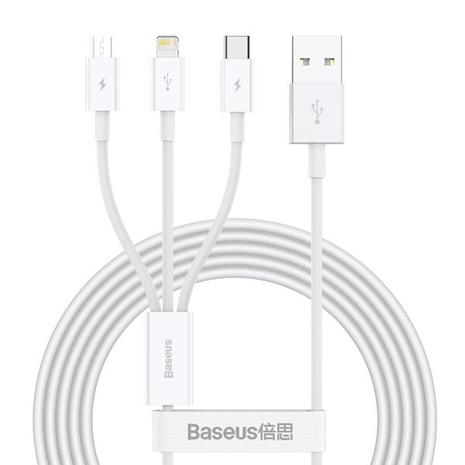 Baseus Superior Series USB to micro USB / USB-C / Lightning 3.5A 1.2m