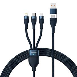 Baseus 3in1 USB cable Flash Series 2 USB-C + micro USB + Lightning 100W 1.2m