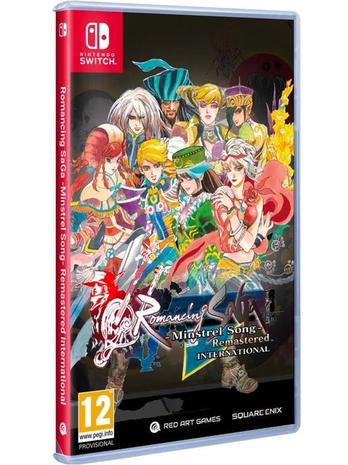 Romancing SaGa: Minstrel Song - Remastered International, Nintendo Switch -peli