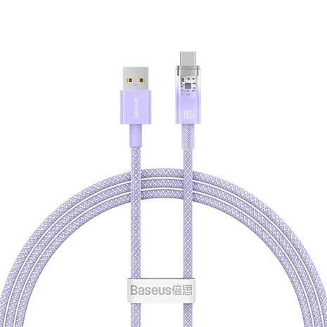 Baseus Quick Charge USB-C Flash QC 3.0 Huawei SCP Samsung AFC 5A 1m (green)
