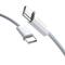 Dudao L6C USB-C - USB-C PD cable 30W 1m - light blue – kuva 2
