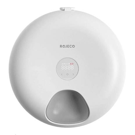 Automaattinen lemmikkieläinten ruoka-annostelija Rojeco RWSQ-07, 6x200 ml, valkoinen