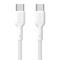 Dudao L9C 65W USB-C - USB-C Cable 1m - White – kuva 2
