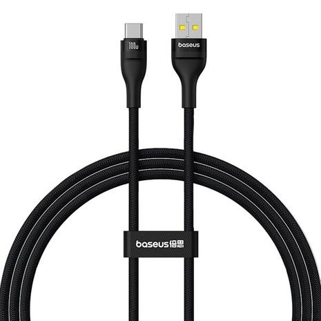 Baseus Flash 2 USB-A / USB-C cable 100W 1 m - blac