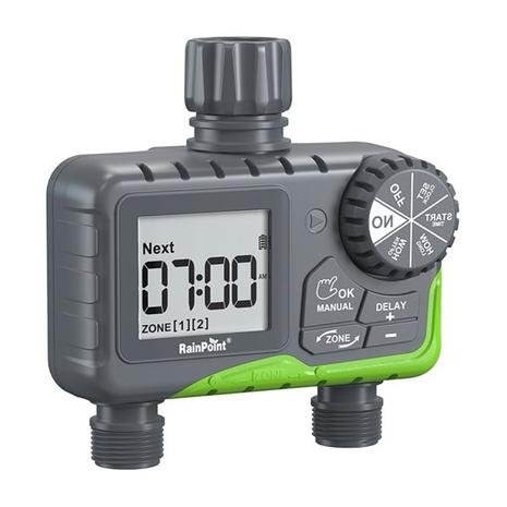 RainPoint 2?Zone Hose Timer ITV205