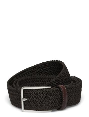 Saddler Marstrand Accessories Belts Braided Belt Black Saddler