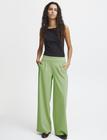 ICHI Ihkate Sus Long Wide Pa2 Bottoms Trousers Wide Leg Blue ICHI