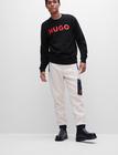 HUGO Dem Designers Sweat-shirts & Hoodies Sweat-shirts Navy HUGO