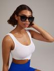 Pilgrim Katya Recycled Iconic Retro Sunglasses Accessories Sunglasses D-frame- Wayfarer Sunglasses Black Pilgrim