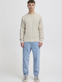 Solid Sdhami Tops Knitwear Round Necks Cream Solid