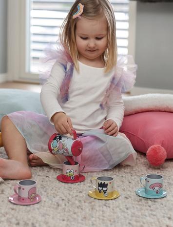Hello Kitty Hello Kitty Leksaksservis Toys Toy Kitchen & Accessories Coffee & Tea Sets Multi/patterned Hello Kitty